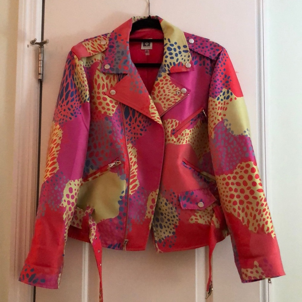 Anne Klein Animal Print Jacket